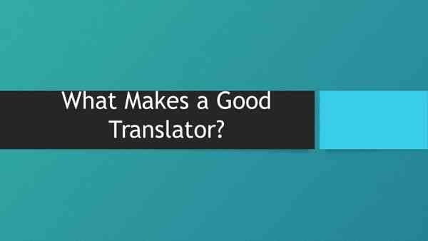 How to be a Professional Translator