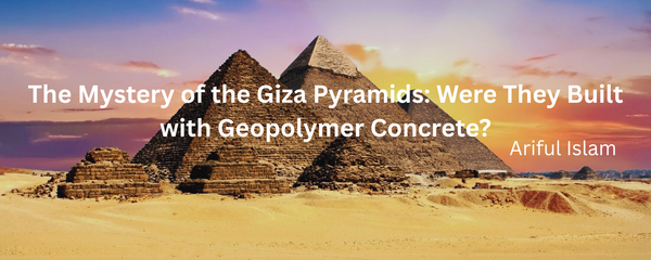 The Mystery of the Giza Pyramids: Were They Built with Geopolymer Concrete?